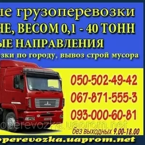 Попутные грузоперевозки Херсон - Киев - Херсон