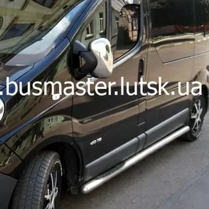 Хром-накладки Renault Trafic на зеркала,  ручки