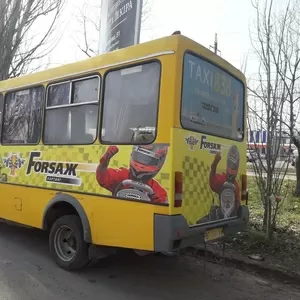 Реклама на транспорті в м. Херсоні та в м. Миколаїві