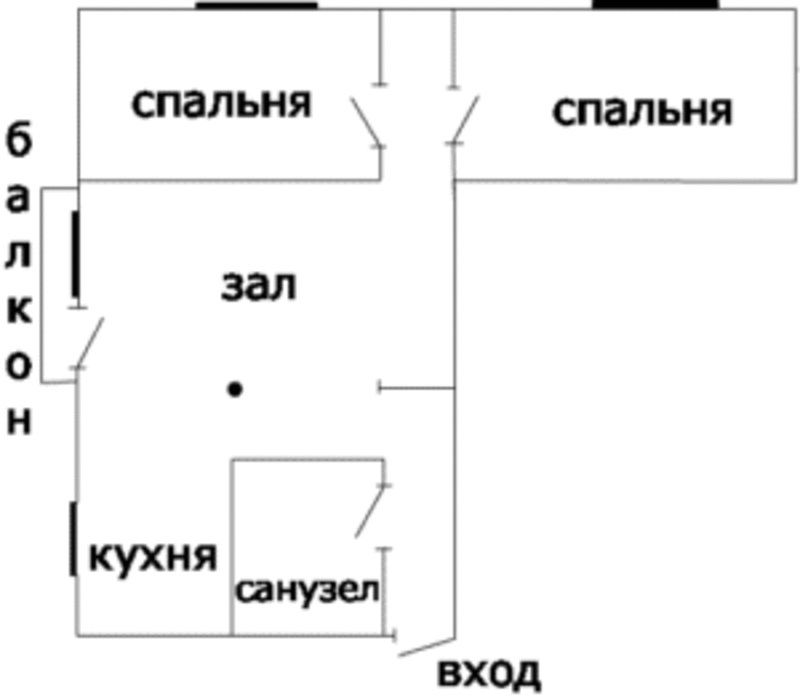 Сдам Трехкомнатная квартира,  центр р-н. парка им. Ленина,  Владелец 6