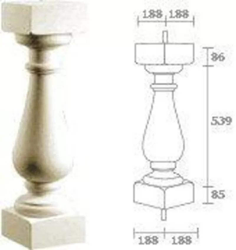 Балюстрады из полиуретана. Скидка 20%! 2