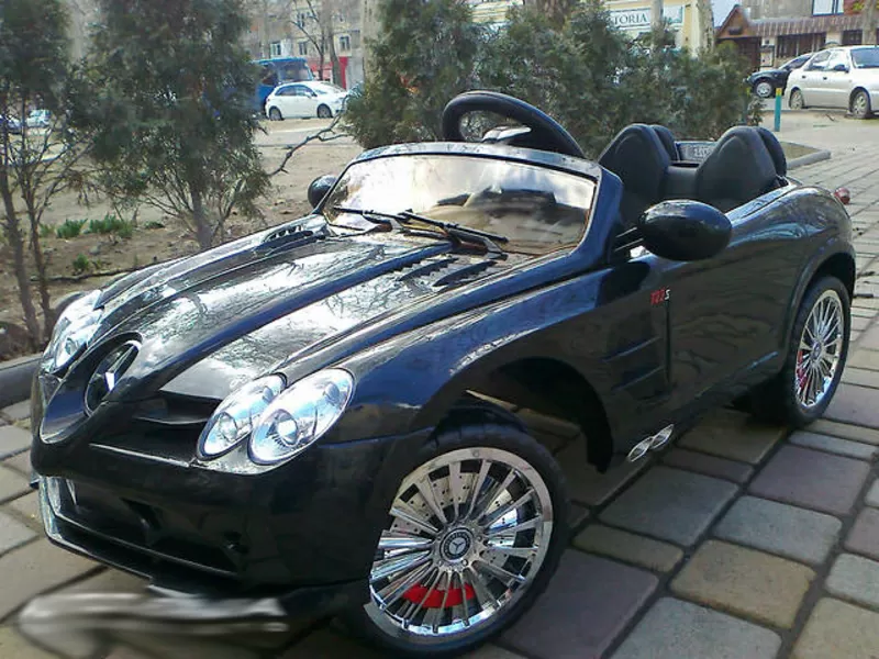 Хит лета 2013! Детский электромобиль Mercedes SLR 722S BLACK