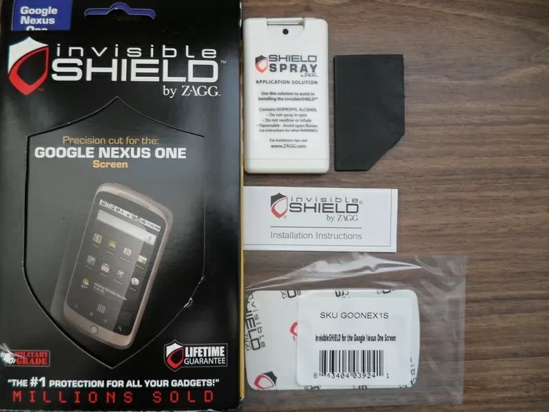 Защитная пленка invisivleShield для HTC Google Nexus One 6