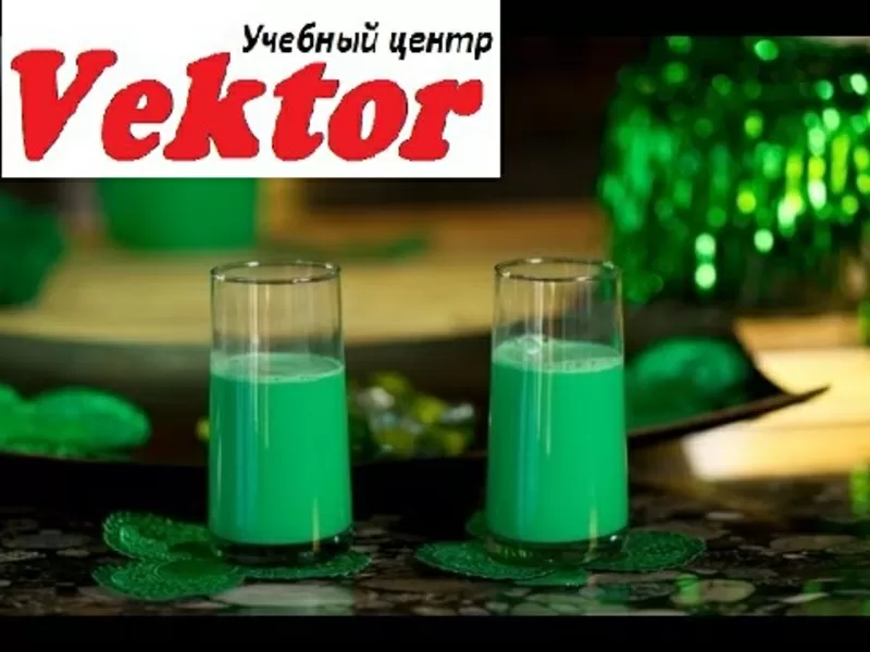 Курсы приготовление коктейлей. Учебный центр Vektor.