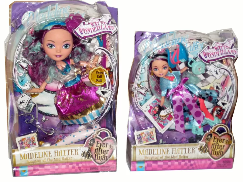 Кукла Ever After High Monster high Madeline Hatter Меделин Хэттер базо